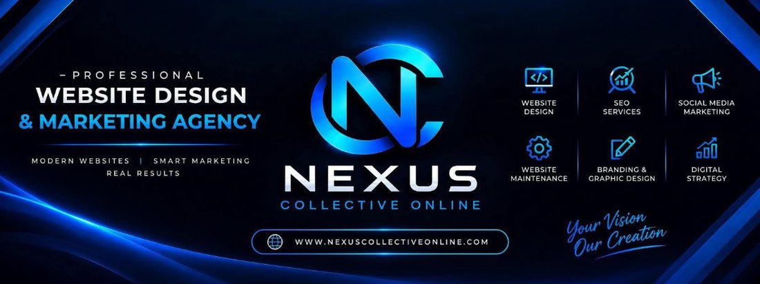 Nexus Collective Online: website design, SEO, social media marketing, website maintenance, branding and digital strategy
